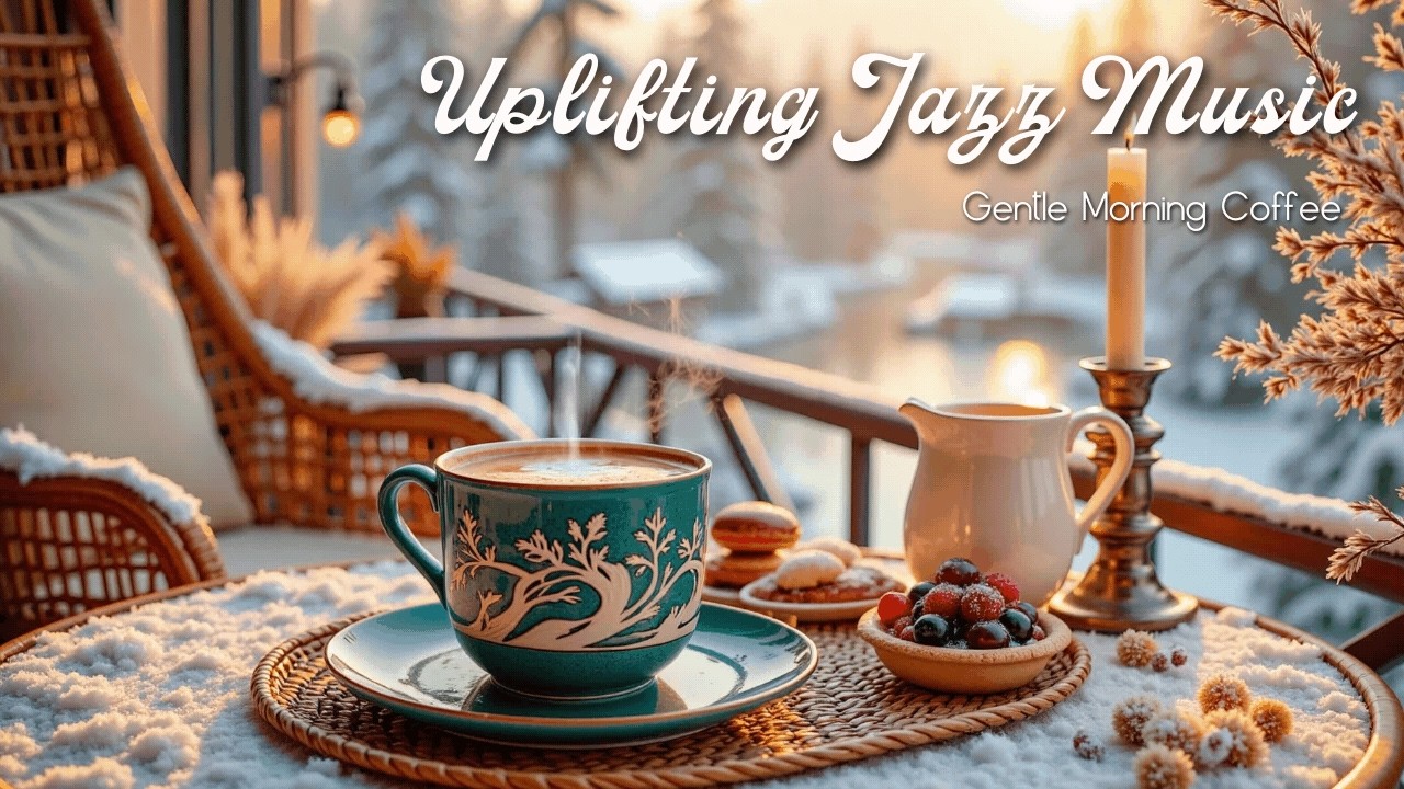 Uplifting Jazz Music ☕ Gentle Morning Coffee Vibes for Study and Positive Mood