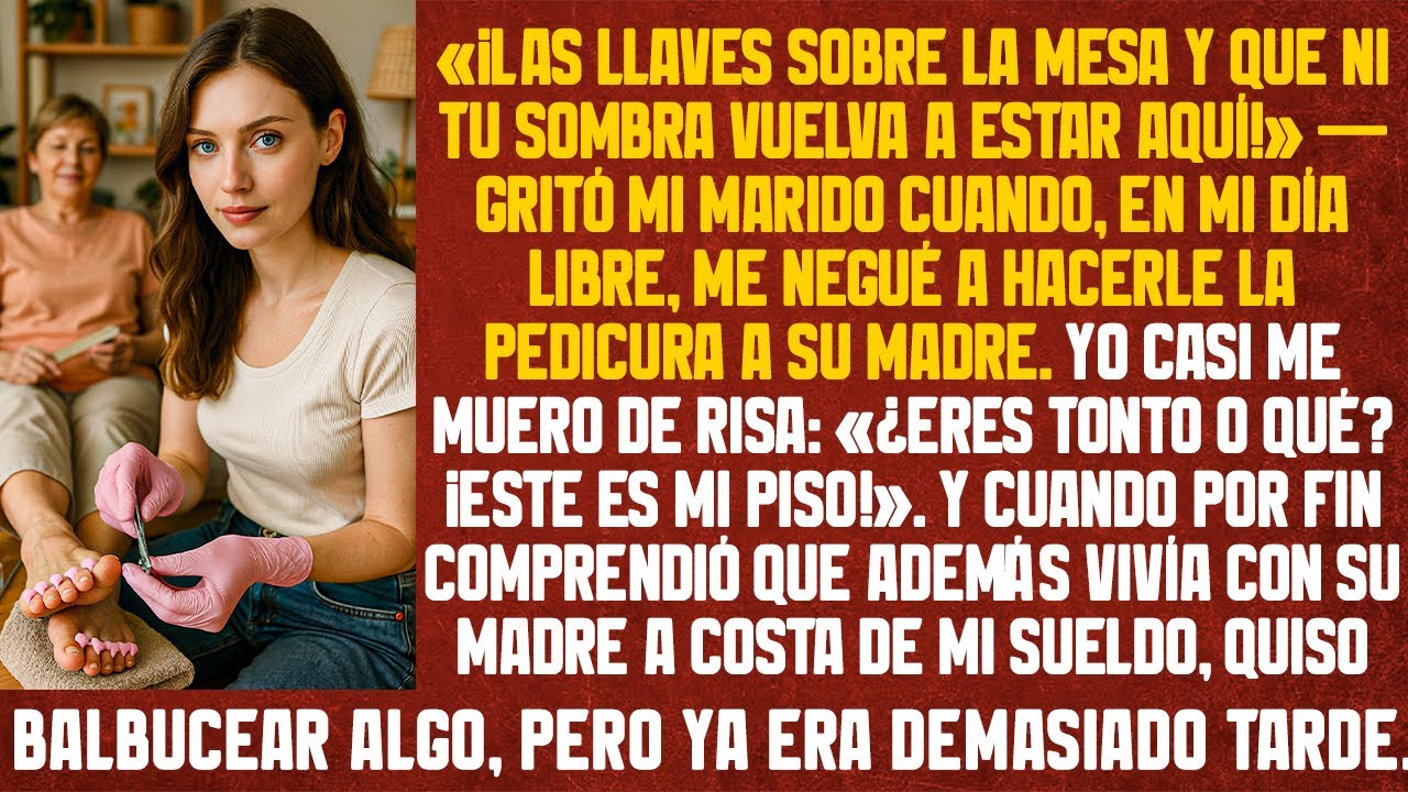«¡Las llaves sobre la mesa y que no vuelva a aparecer ni tu sombra!» — declaró mi marido