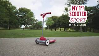 radio flyer grow with me my 1st scooter sparkle pink