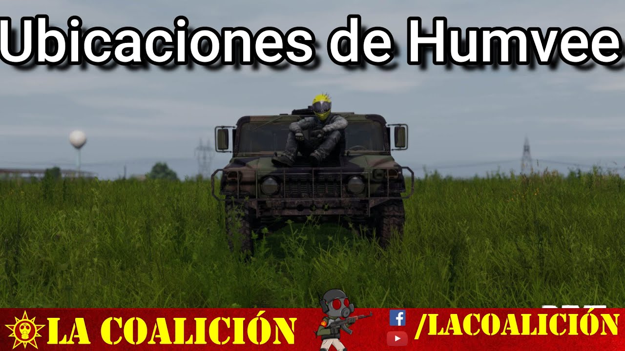 Ubicaciones donde puede aparecer la humvee chernarus y livonia en Dayz