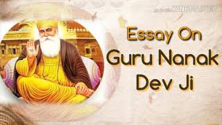 Essay on GURU NANAK DEV JI in English for students