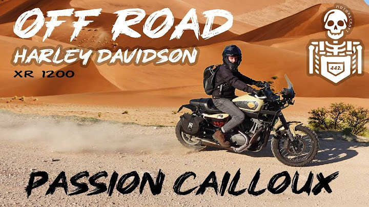 HE MADE A TRAIL WITH A HARLEY DAVIDSON! 1200Xr for trails.