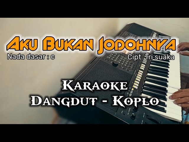 AKU BUKAN JODOHNYA (Tri suaka) - Karaoke dangdut koplo version class=