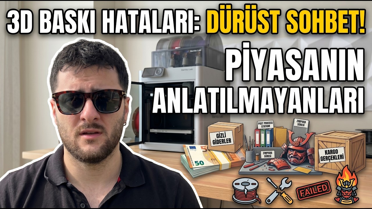 3D YAZICI ALMADAN ÖNCE İZLE! PİYASADA ANLATILMAYAN GERÇEKLER 🧠🦾