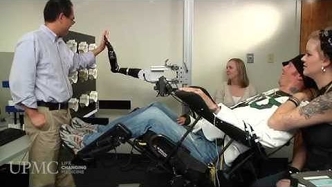 Paralytic man can control Robotic arm by mind