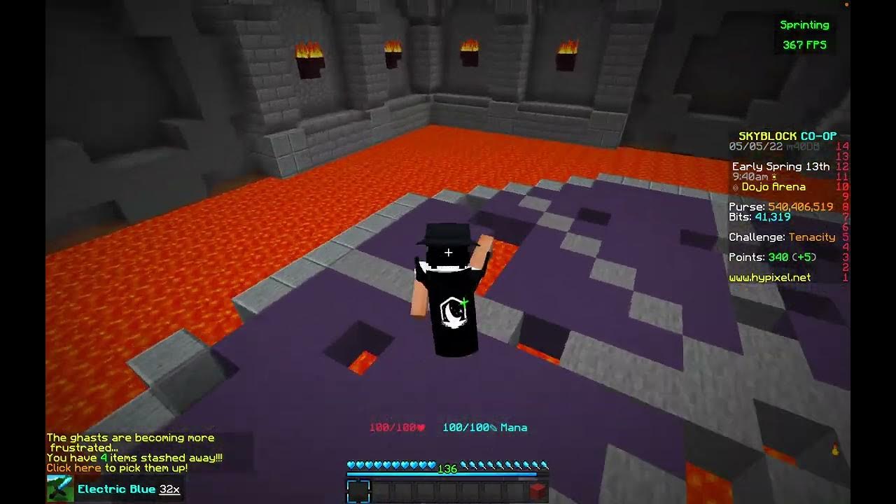 Tenacity S Hypixel Skyblock Dojo YouTube