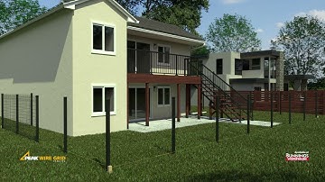 Peak Wire Grid Fencing Installation Video