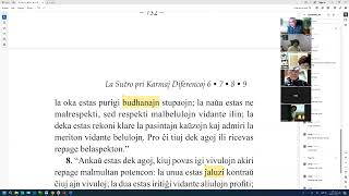 05 | 원불교 불조요경 | 에스페란토 업보차별경 6장 – 14장 (zoom) | 業報差別經 en Esperanto