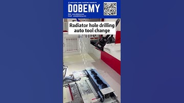 Radiator hole drilling auto CNC machine