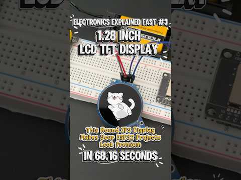 The Round Things- ESP32 + 1.28" Round IPS Display - Smooth ST7789 Graphics!