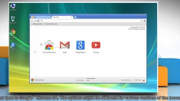 How to create shortcuts for Google™ Chrome apps in Windows® Vista