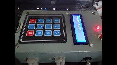 Keypad base Lock with PIC with C codes (+Proteus DLink)