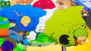 O DIA QUE OS CHAPÉUS DE PALHA ARREGAÇARAM UM DEUS EM ELBAPH! 💥🔥 ONE PIECE EP 1159