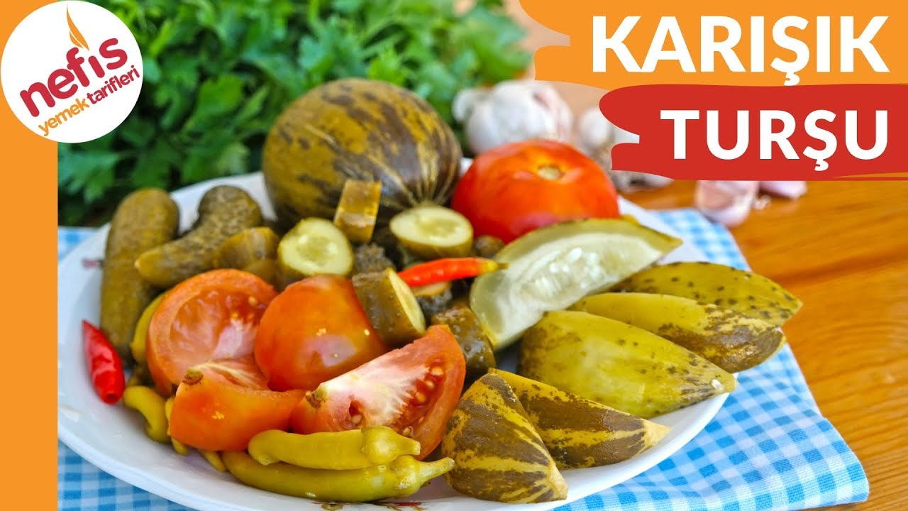 Ağız Sulandıran Kıtır Kıtır KARIŞIK TURŞU TARİFİ