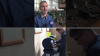 Kastamonu'da atık metaller öğrencilerin elinde maket tanka ve helikoptere dönüşüyor