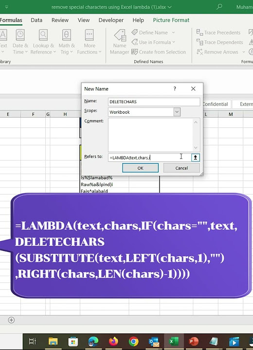 remove-special-characters-from-text-string-with-excel-lambda-function