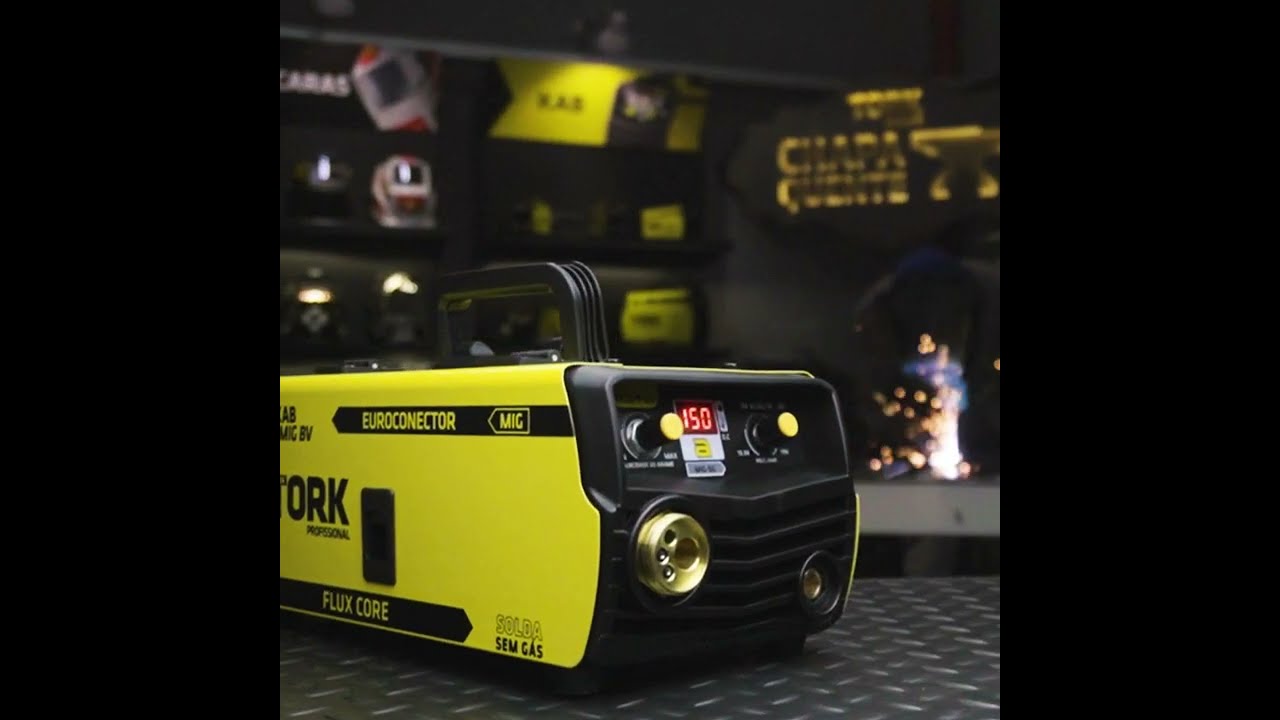 Máquina de Solda Inversora Kab150 150A Mig Sem Gás Bivolt Tork