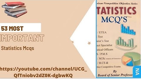 Statistics MCQS for lecturer test SPSC|Most important statistics MCQS|CHAP 15 statistics MCQS #spsc