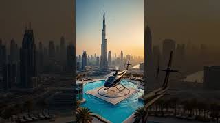 POV: Your $500M Dubai Penthouse Helipad 🚁