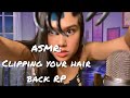 ASMR: Clipping Your Hair Roleplay ? | Whispering  | Gum Chewing | ASMR Whisper | Hair Brushing