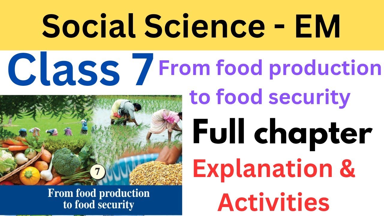 Class 7 social science EM Chapter 7 From food production to food ...