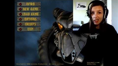 Girl playing Fallout 2 for the first time - first reaction