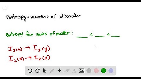 Consider two processes: sublimation of I_2(s) and melting of I_2(s) (Noter pr…