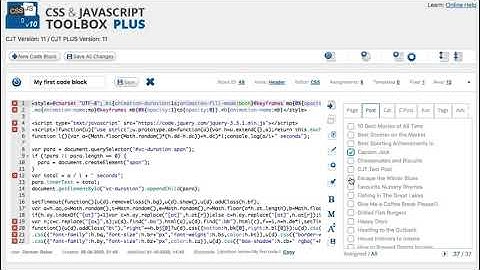WordPress Plugin: CSS & JavaScript Toolbox PLUS version 11