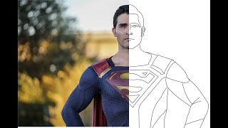 How to Make Simple Vector Superman Part 1