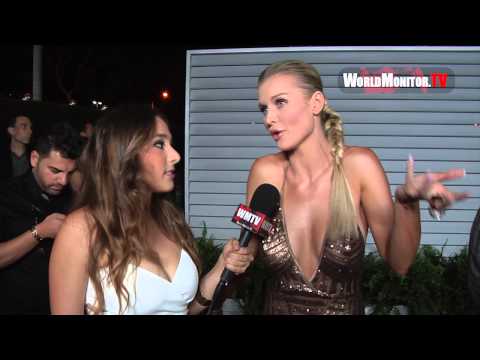 Joanna Krupa interviewed by Danielle Robay at 2014 Maxim Hot ...