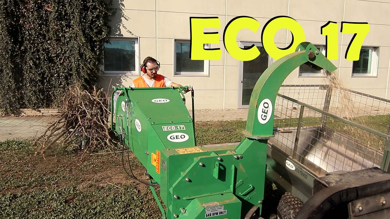 GEO - Cippatore Modello: ECO 17: rullo automatico, efficienza al massimo