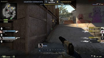 One Tap with USP-S in smoke