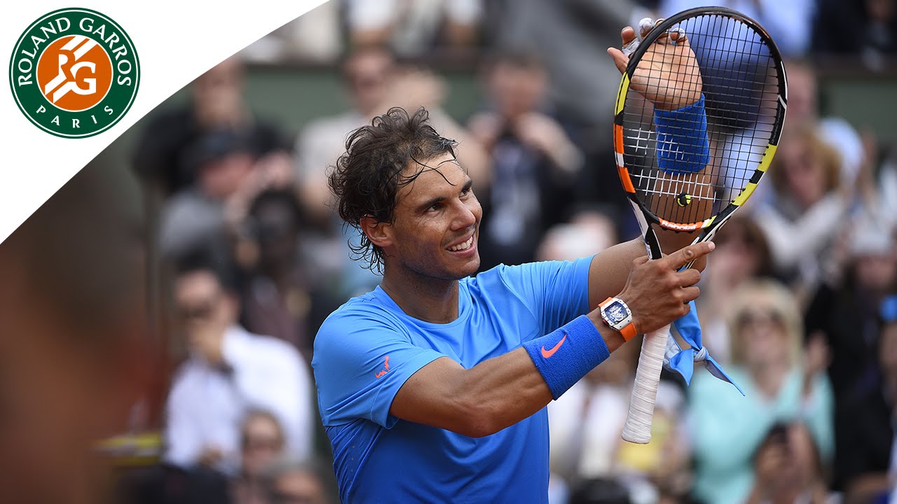 Rafael Nadal delights Parisian crowd speaking French - 2015 French Open -  YouTube