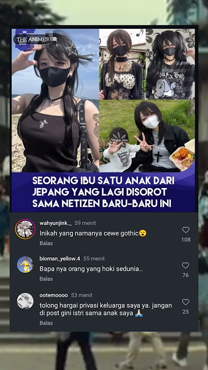 SEORANG IBU DI JEPANG JADI SOROTAN #anime #jepang #netizen