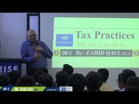 Tax Practices by Professor Zahid Qavi