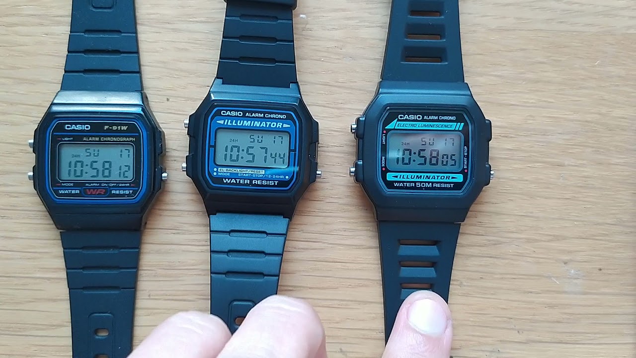 Watch of the Day: The Casio F105 - My Relaxation Watch! - YouTube