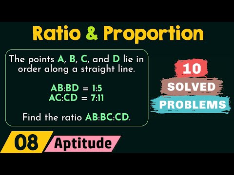 Ratio and Proportion (10 Solved Problems)