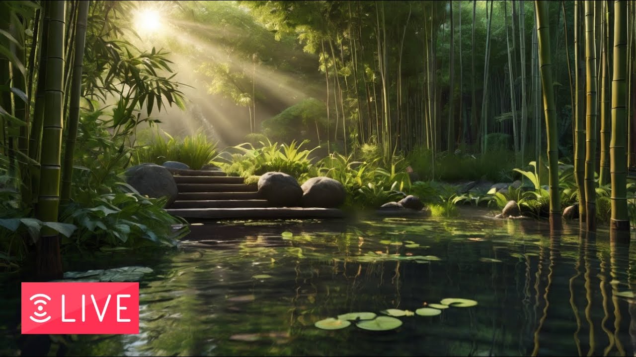 Bamboo Flute & Japanese Flute | Zen Garden Music for Deep Meditation ...