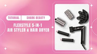 Shark FlexStyle 5-in-1 Air Styler & Hair Dryer with Storage Case -  Black/Rose Gold HD440UK Tutorial - YouTube