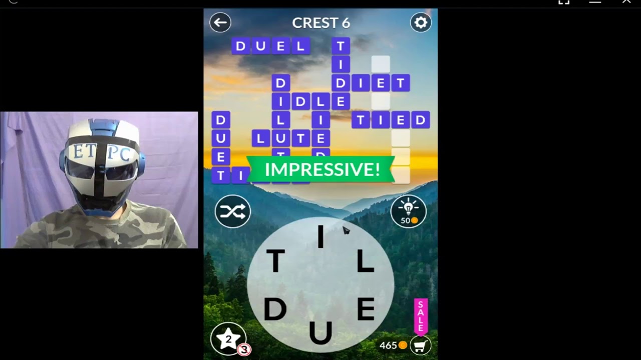 WORDSCAPES CREST LEVELS 1 - 16 ANSWERS (MOUNTAIN) masaya ang mga salita