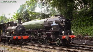 60163 'Tornado' ventures onto the Bodmin & Wenford Railway June 2017