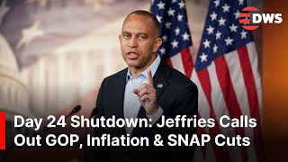 FULL PRESSER: Jeffries Slams Trump & Republicans Over Shutdown & Healthcare Crisis | DWS News | AC1F