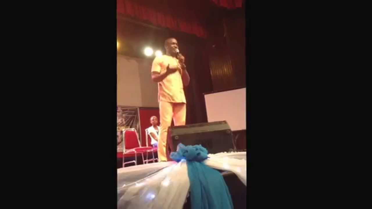 Joseph Benjamin speaking at the Ambassadors Summit Unilag 2014