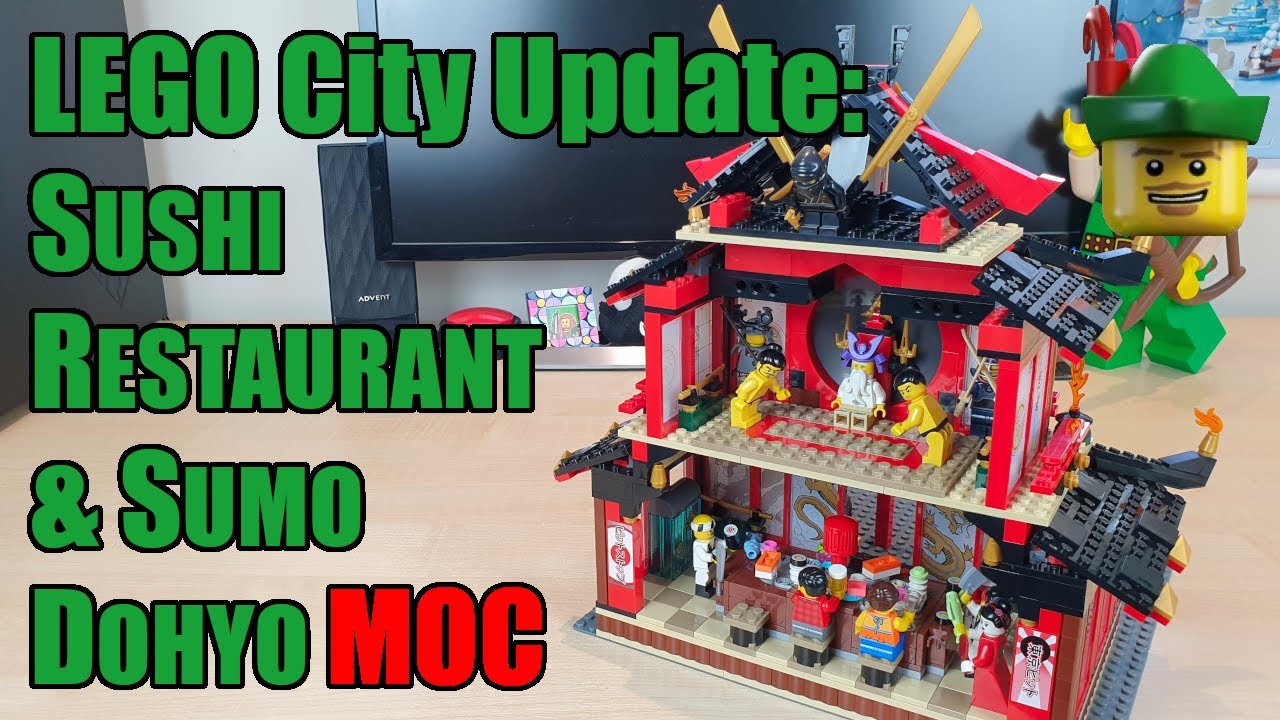 LEGO Sushi Restaurant & Sumo MOC 2507 70620 🍣⛩🍽🏹