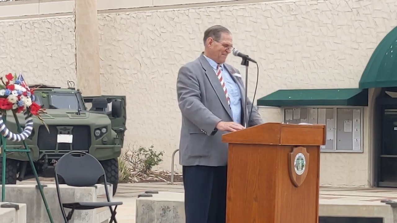 Memorial Day at the Upland Veterans Monument.