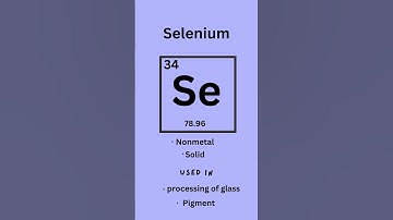 Selenium - Elements series part thirty-four 🧪 #science #stem #learning