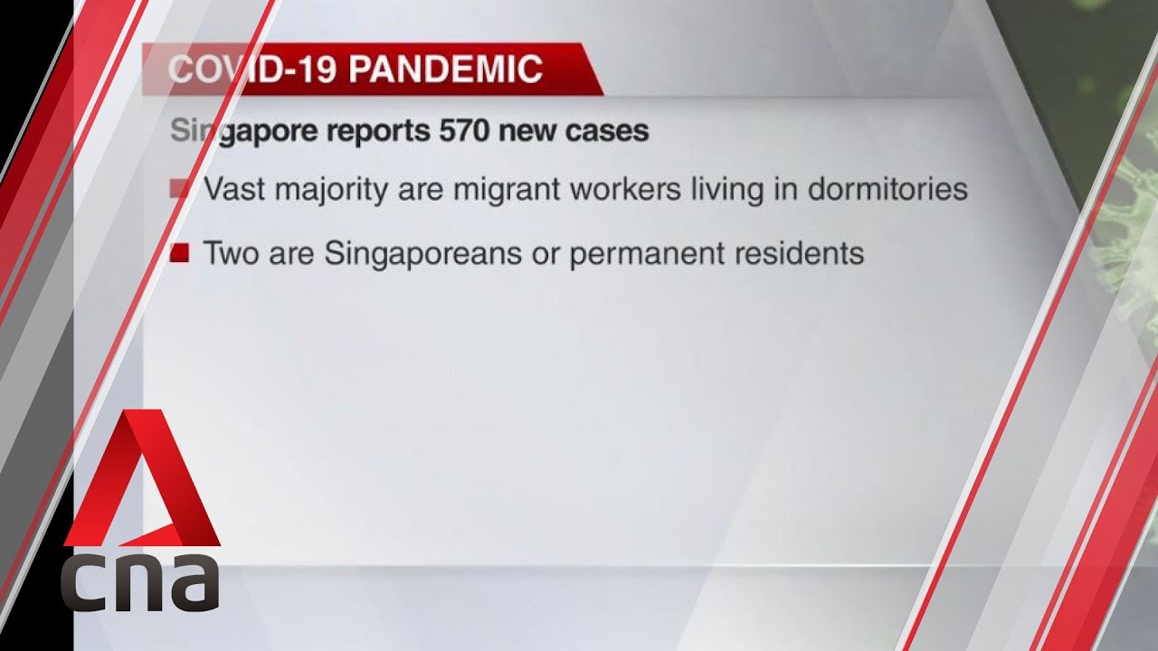 COVID-19 update, May 20: Singapore reports 570 new cases - YouTube