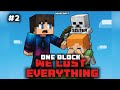 The worst day of our minecraft One block challenge 😭😭#techerdon