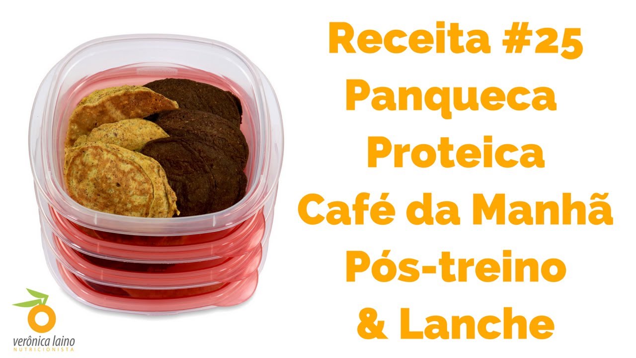 Receita #25 MARMITA PANQUECA PROTEICA | Pós-treino | Café da Manhã | Lanche | Merenda