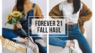 Forever 21 Fall Haul & Try-On